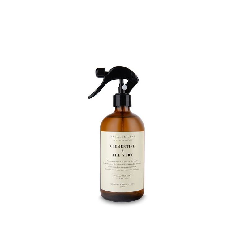 Aromatizador Ambiental y Textil Vidrio 500 ML Clémentine & Thé Vert-0