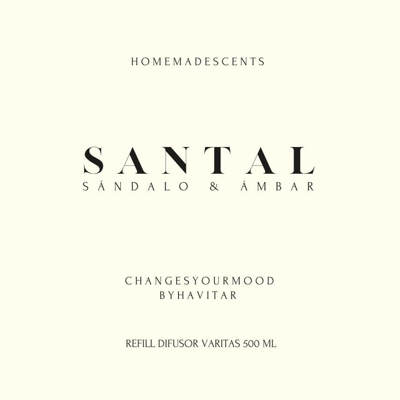 Refill Difusor de varitas 500 ML Santal-4