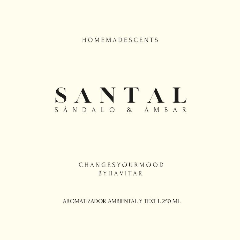 Aromatizador Concentrado Santal 250 ML vidrio-2