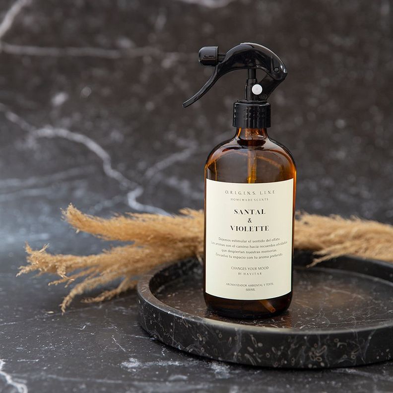 Aromatizador Ambiental y Textil Vidrio 500 ML Santal & Violette-1