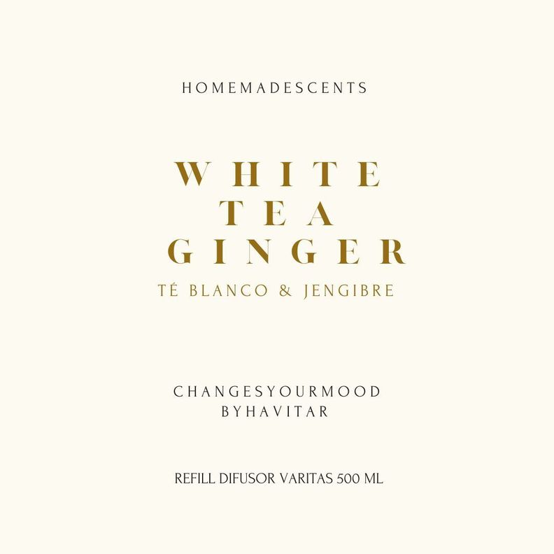 Refill Difusor de varitas 500 ML White Tea Ginger-3