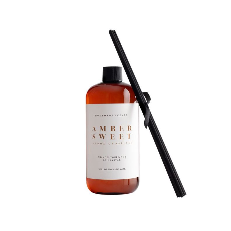 Refill Difusor de varitas 500 ML Amber Sweet-0