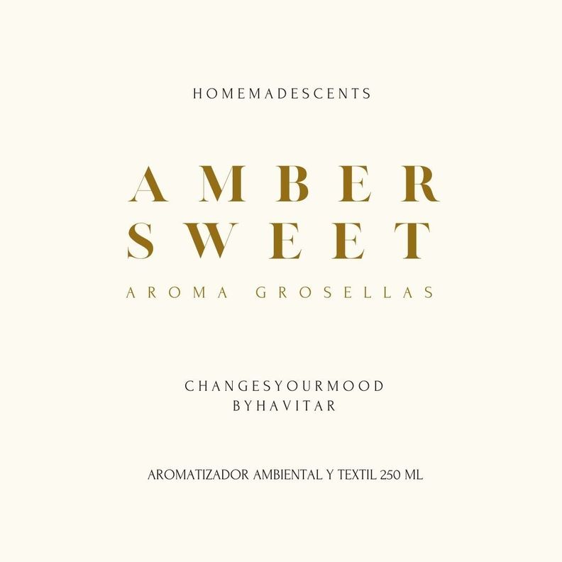 Aromatizador Concentrado Amber Sweet 250 ML vidrio-2