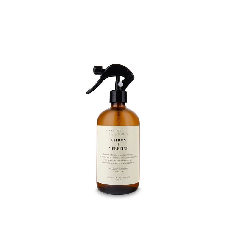 Aromatizador Ambiental y Textil Vidrio 500 ML Citrón & Verbeine-0