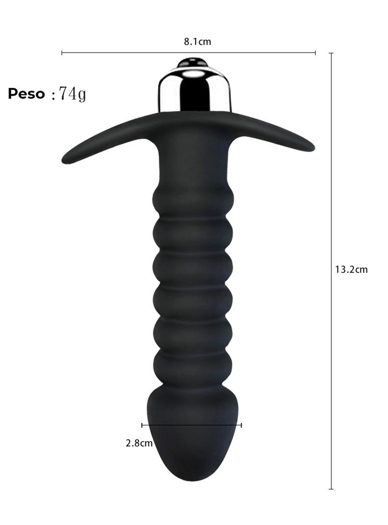 Plug Anal Ondulado de 13.2cm-1