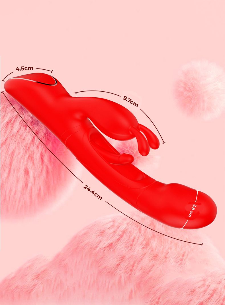 Vibrador Doble Estimulación Punto G y Clítoris Recargable-1