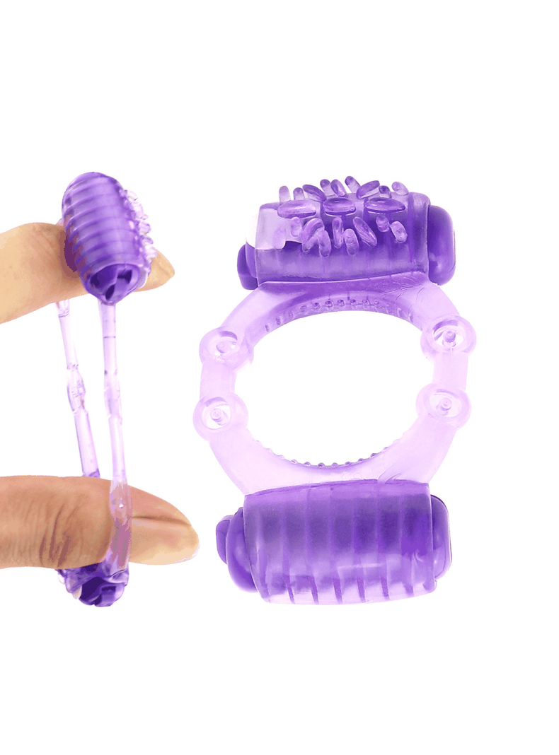 Anillo Jelly Doble Vibrador-0