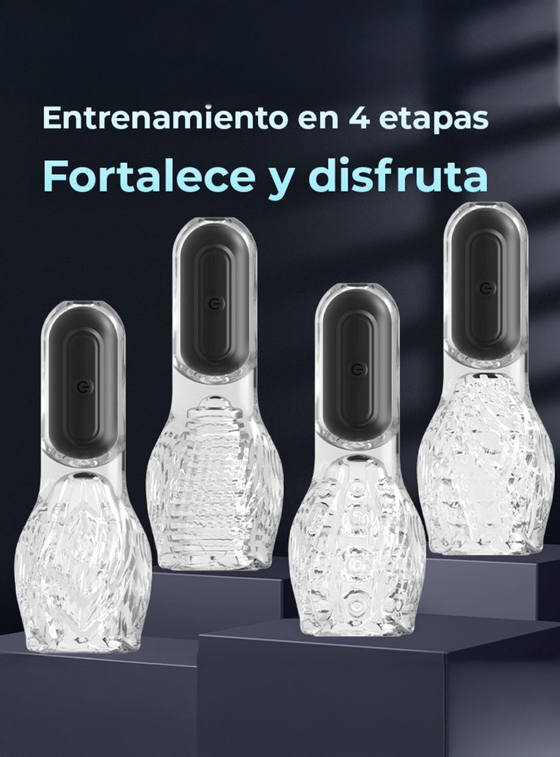 Masturbador con 12 Modos de Vibración-1