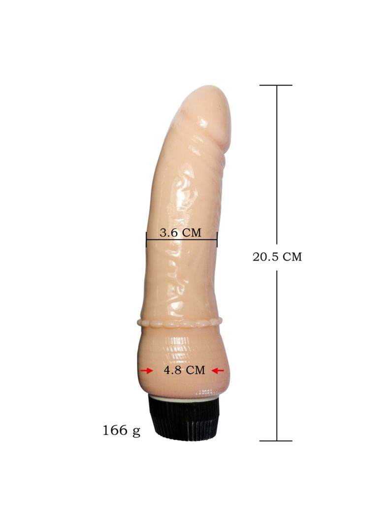 Vibrador Curvo Realístico-1
