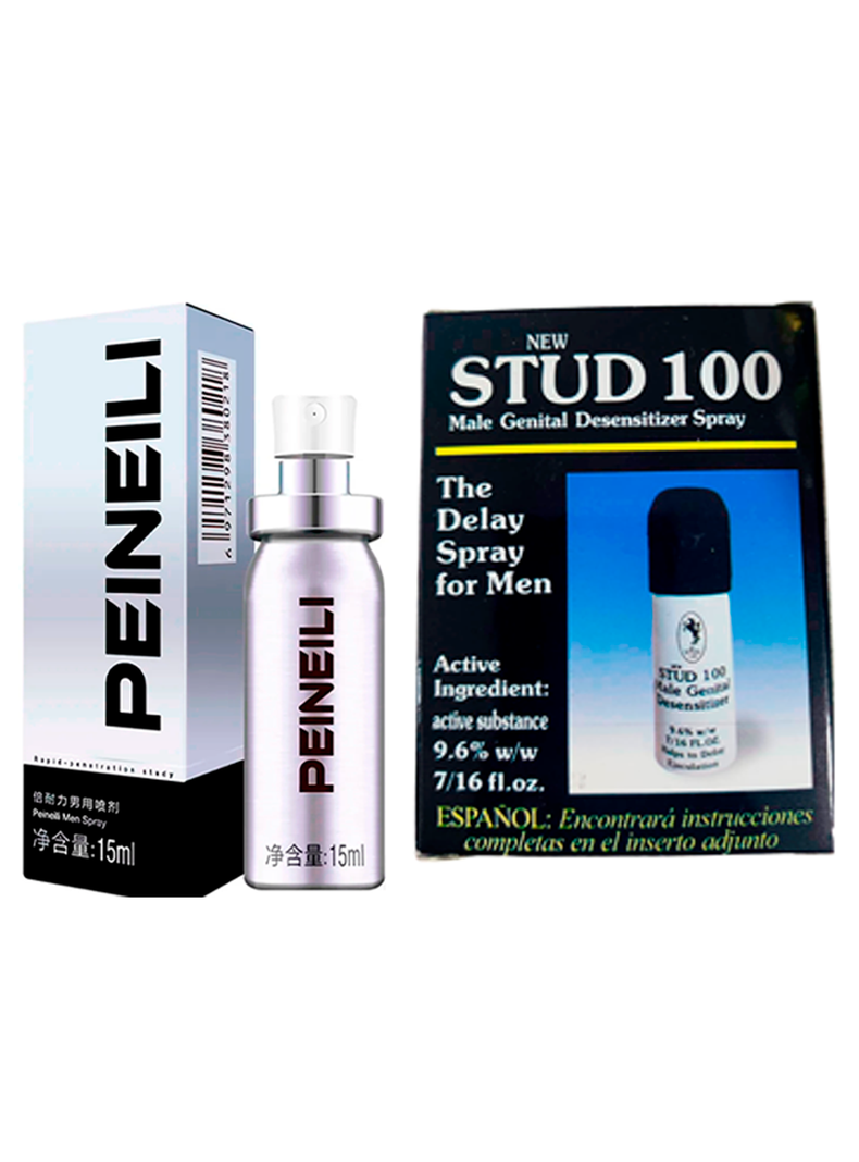 Pack Retardante Masculino Stud 100 y Peineili-0