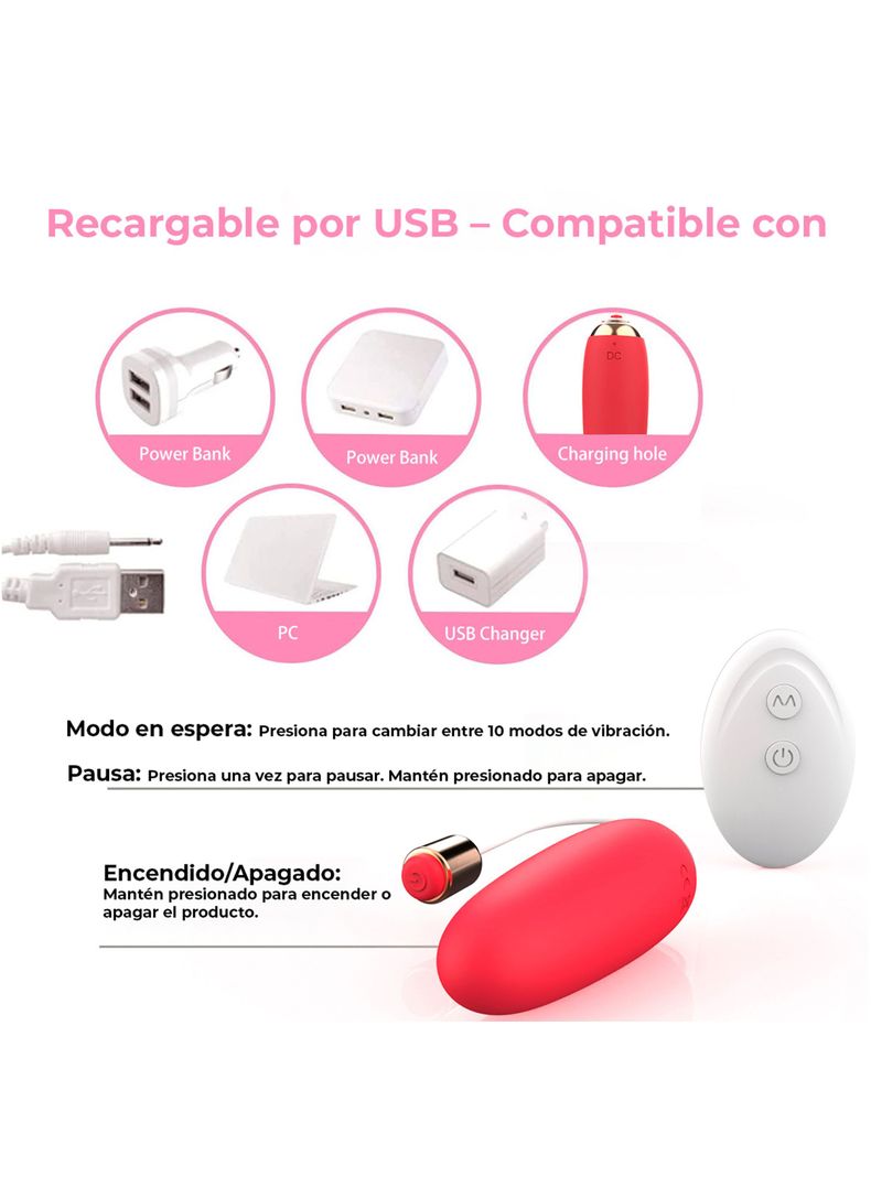 Vibrador con Control Remoto Inalámbrico-2