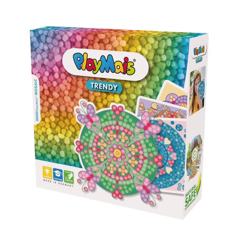 Juguete ecológico PlayMais Trendy Mosaic Mandala-0