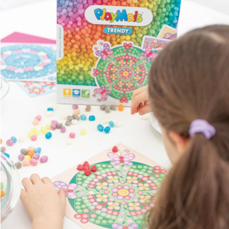 Juguete ecológico PlayMais Trendy Mosaic Mandala-1