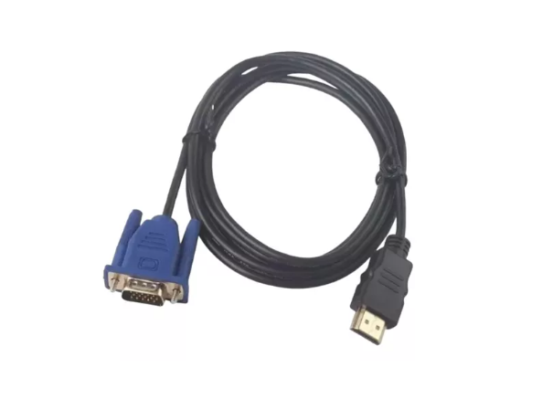 Cable Hdmi A Vga 1.5 Mts, Malla, Con Filtro.-1