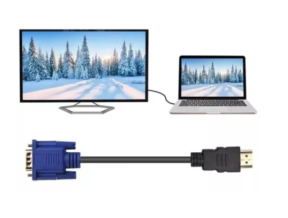 Cable Hdmi A Vga 1.5 Mts, Malla, Con Filtro.-4