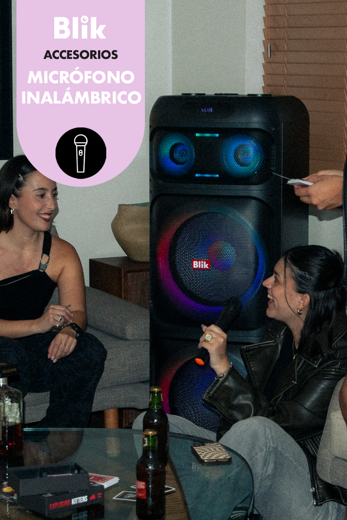 Parlante Bluetooth Karaoke Blik Lightup700-3