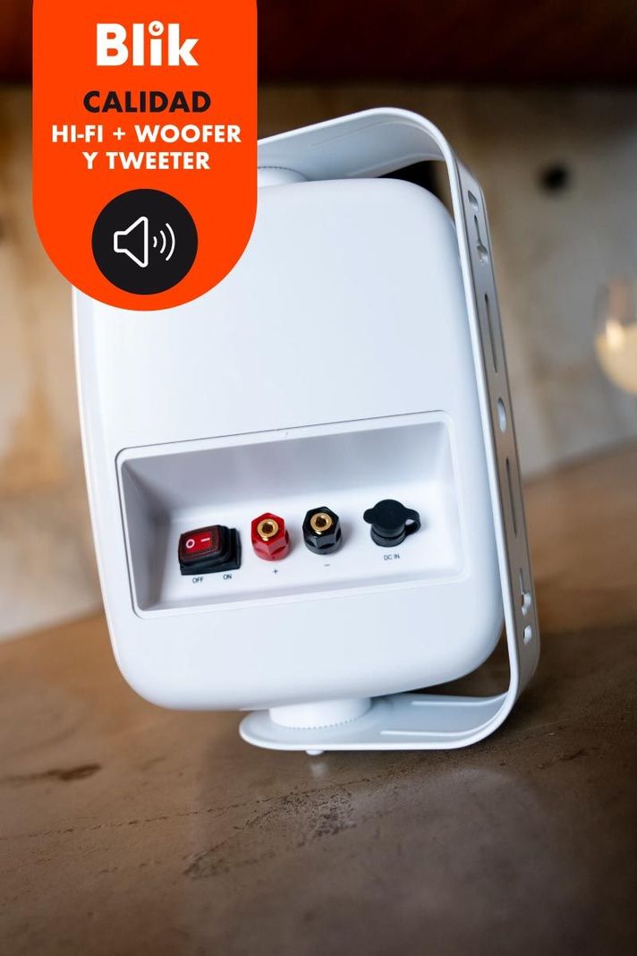 Par parlantes pasivos Blik Fidelity Blanco 60W-3