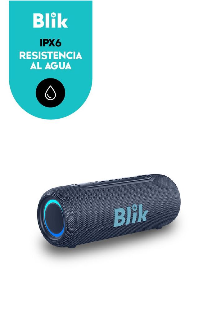 Parlante Portátil Bluetooth Blik Live Azul-3