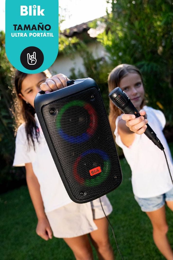 Parlante Karaoke Blik Voice3 Bluetooth con Micrófono-5