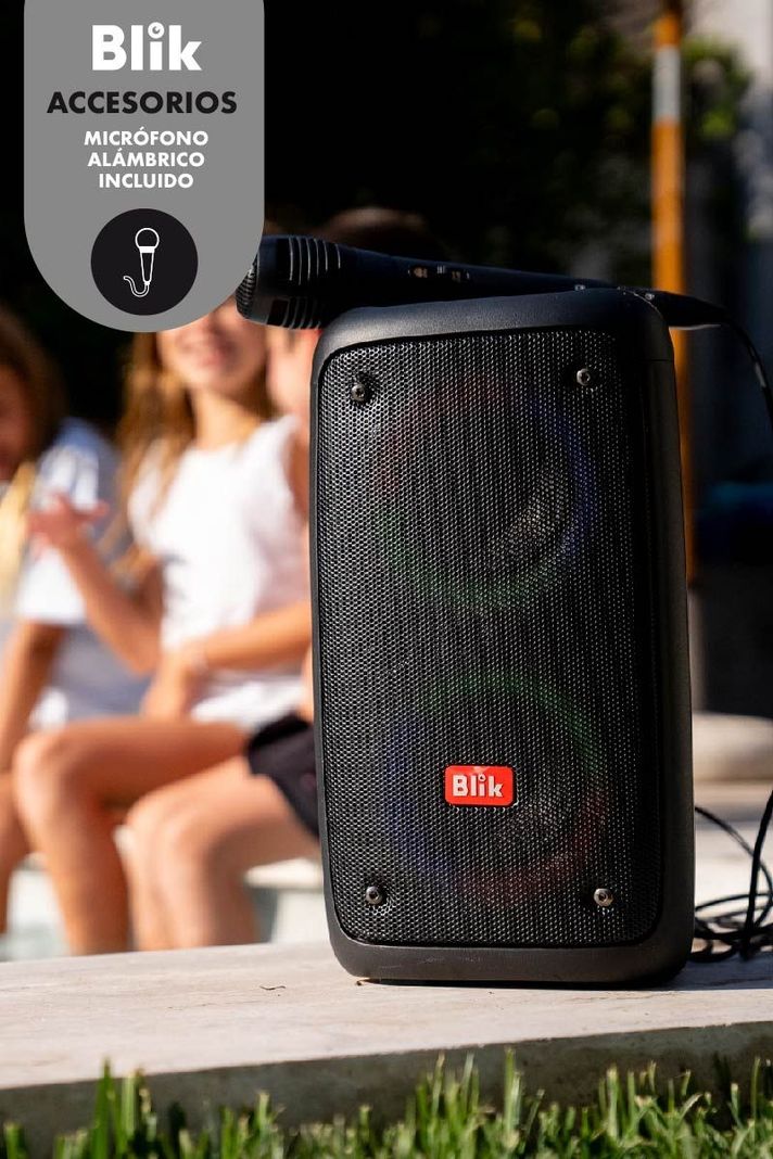 Parlante Karaoke Blik Voice3 Bluetooth con Micrófono-6