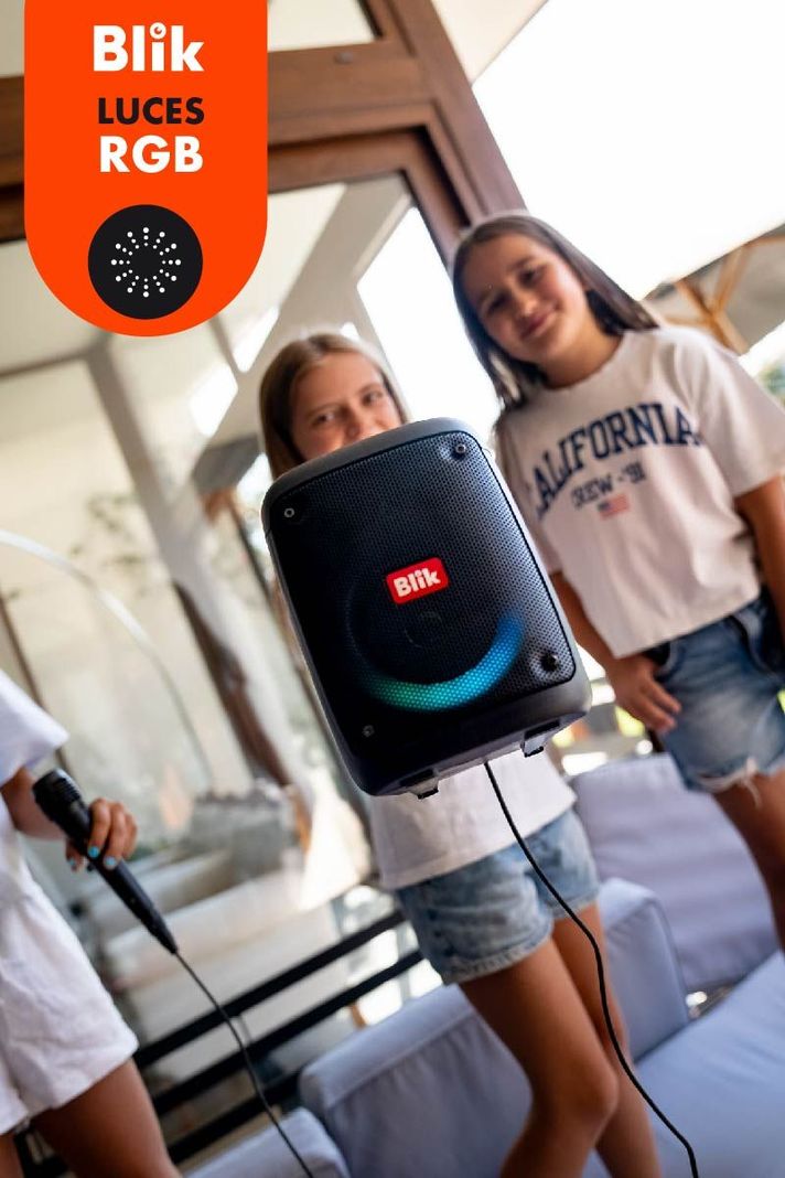 Parlante Karaoke Blik Voice Bluetooth con Micrófono-3