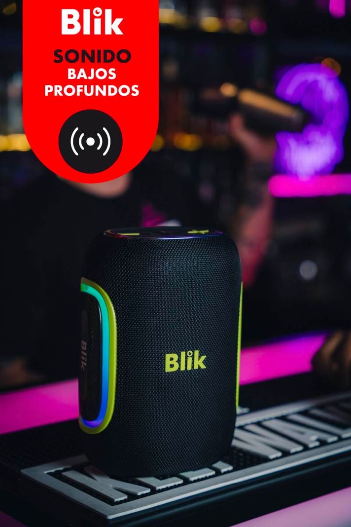 Parlante Bluetooth Portátil Bass Blik Hype-U3-3