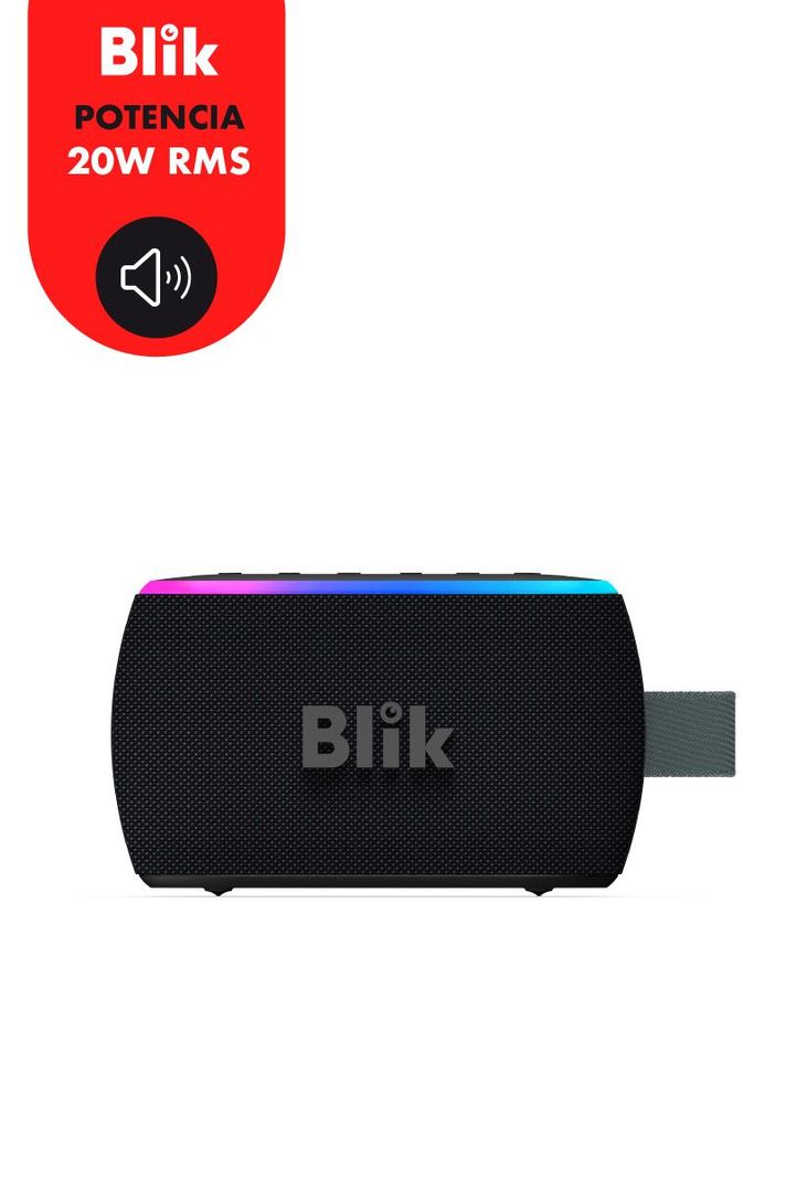 Parlante Bluetooth Portátil Blik Bass One 20W IPX6-2