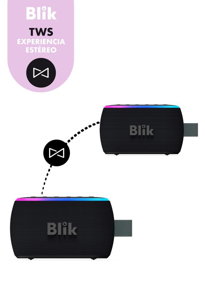 Parlante Bluetooth Portátil Blik Bass One 20W IPX6-6