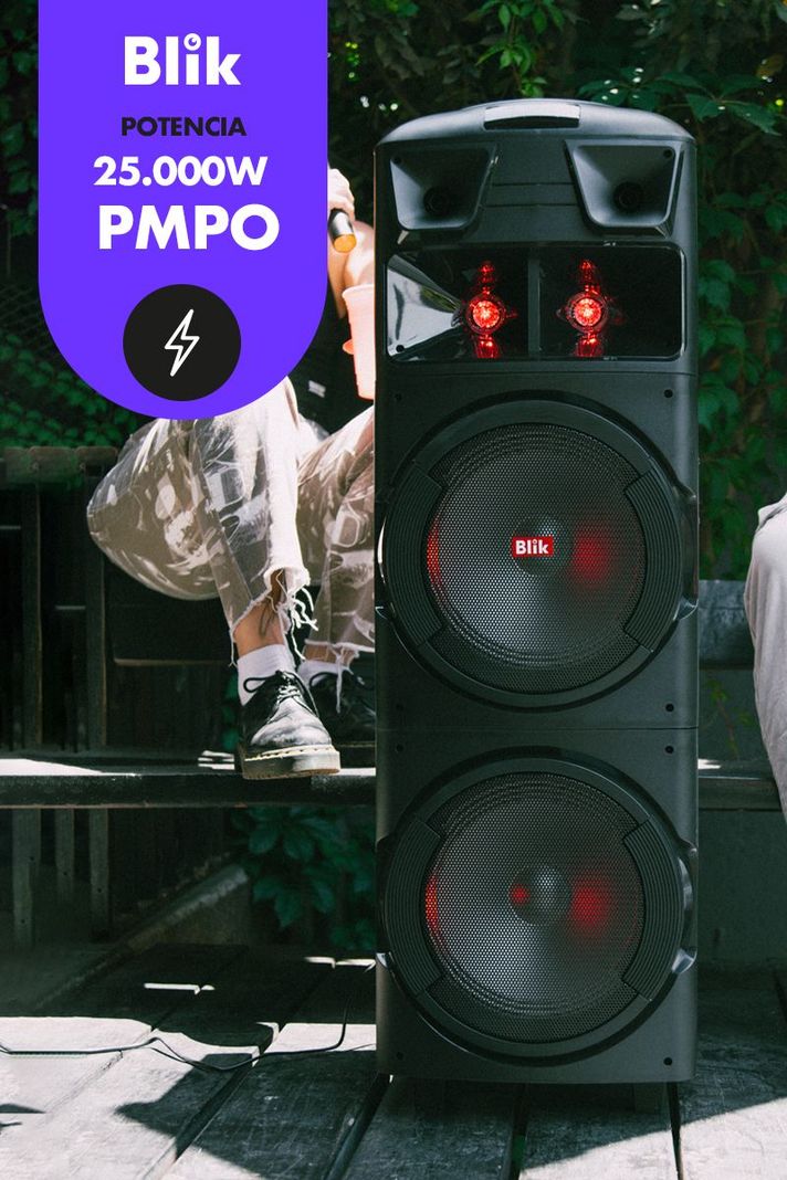 Parlante bluetooth karaoke BLIK MAXPARTY1-1