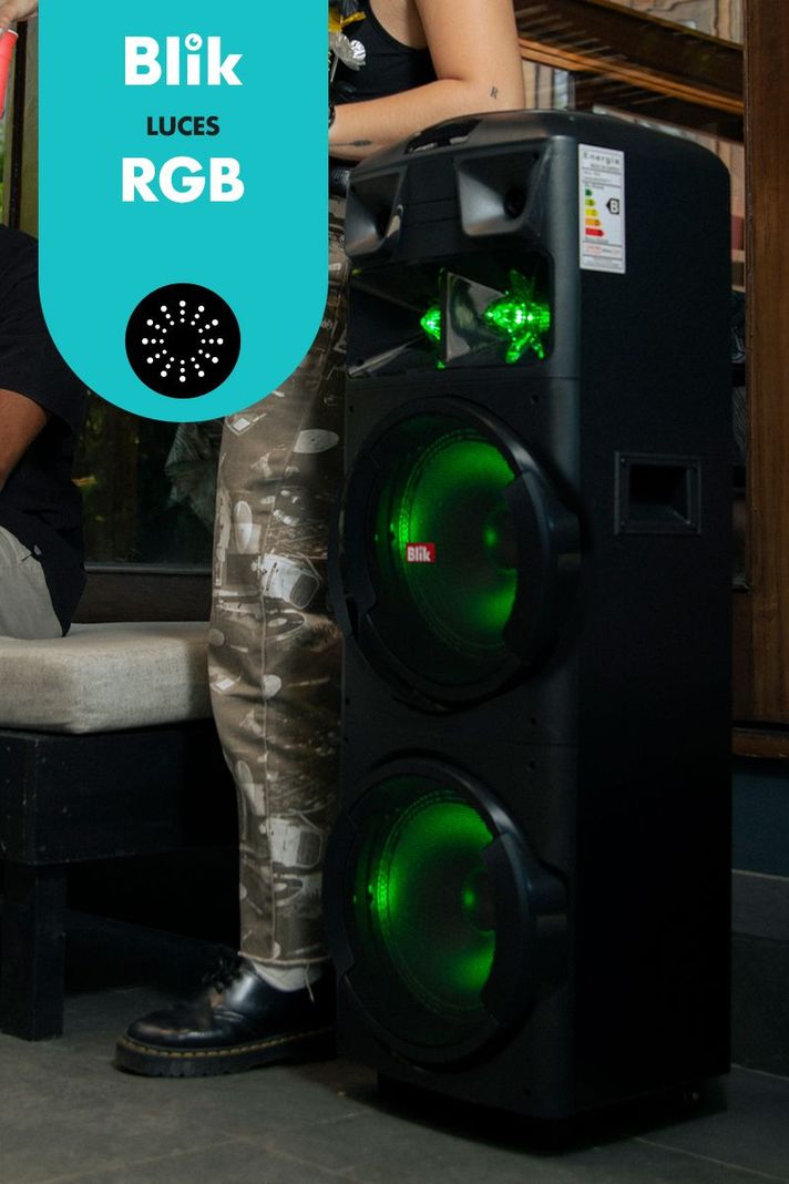 Parlante bluetooth karaoke BLIK MAXPARTY1-3