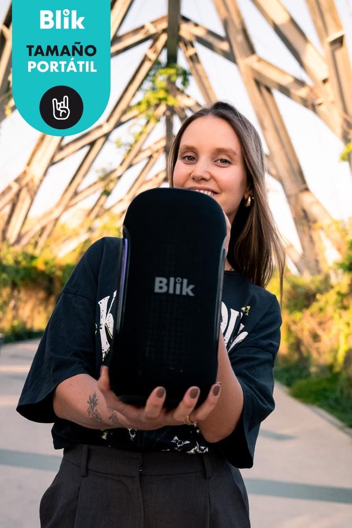 Parlante Bluetooth Portátil Blik HypeBass negro-7
