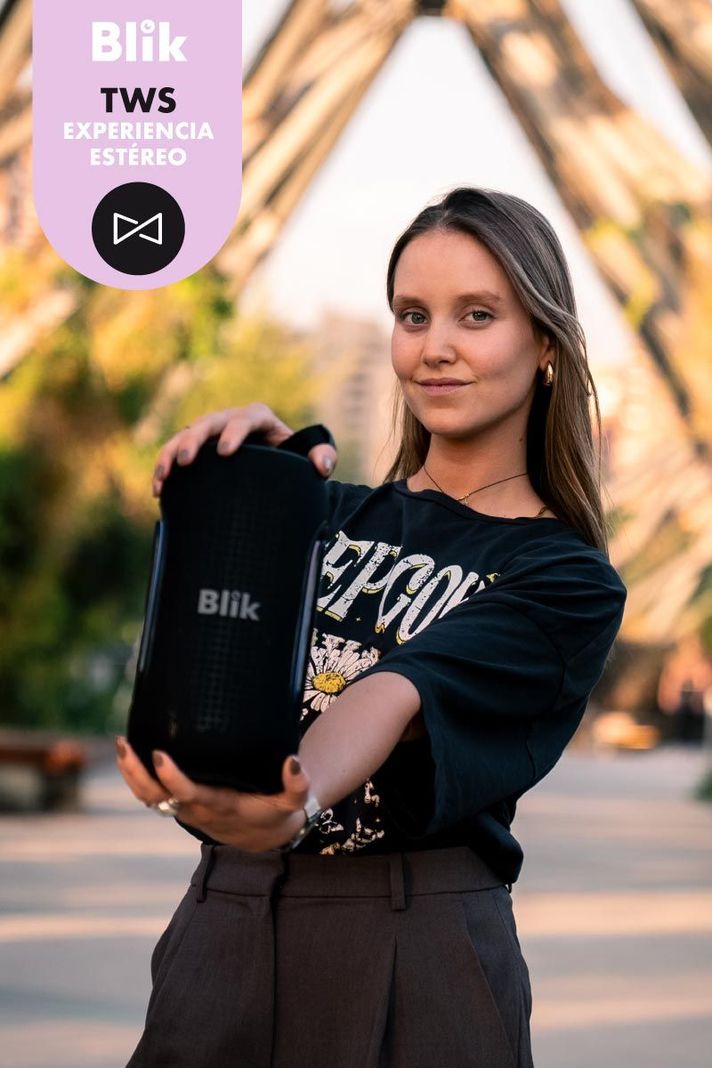 Parlante Bluetooth Portátil Blik HypeBass negro-5