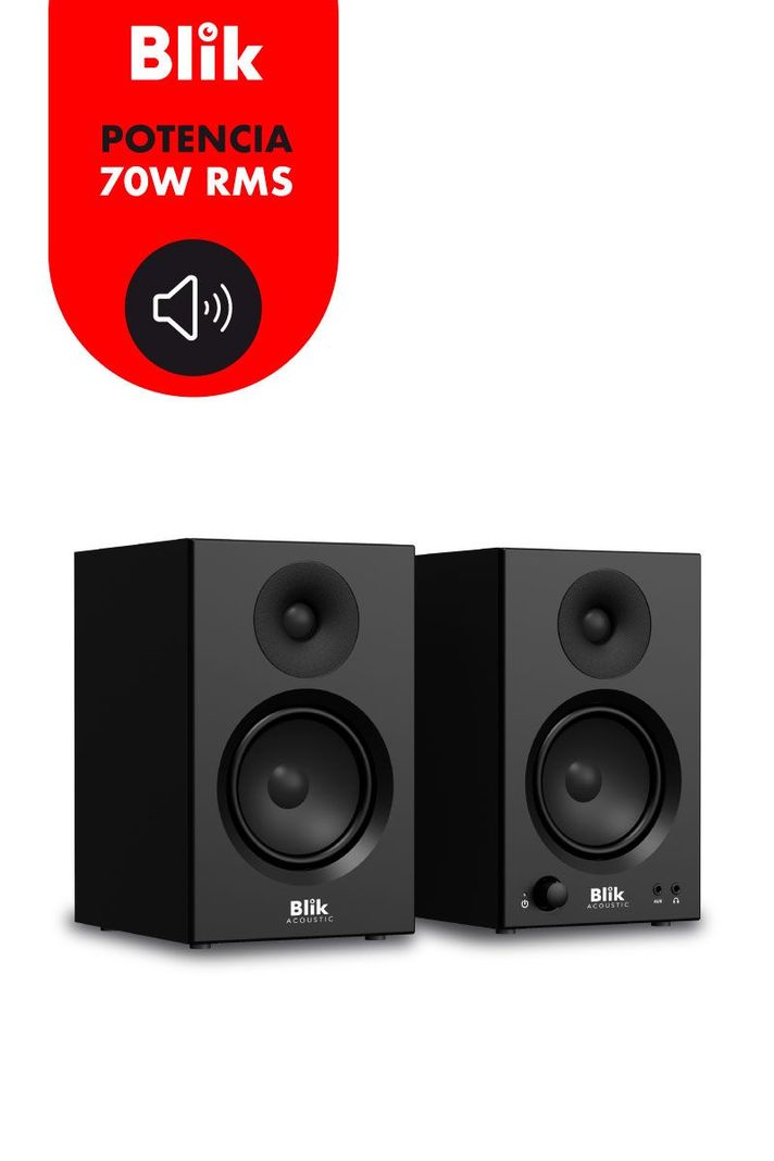Par Parlantes HI-FI Bluetooth Blik Bookshelf One-1