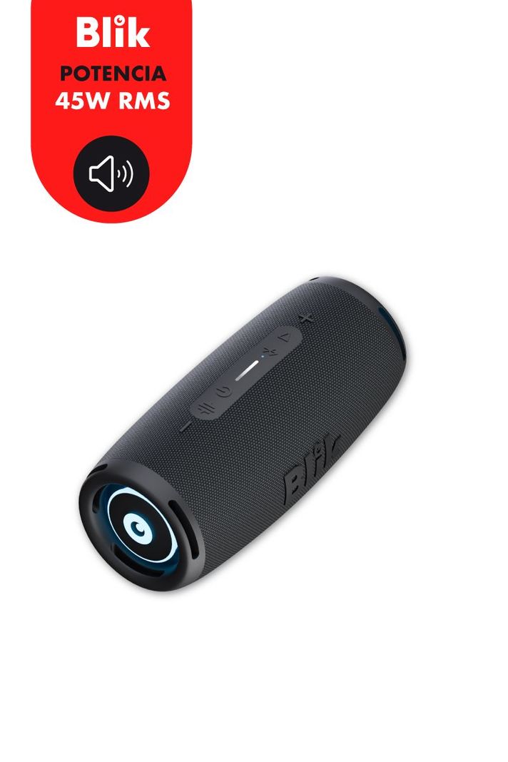 Parlante Bluetooth Portátil Blik Bass Move 45W IPX7-2