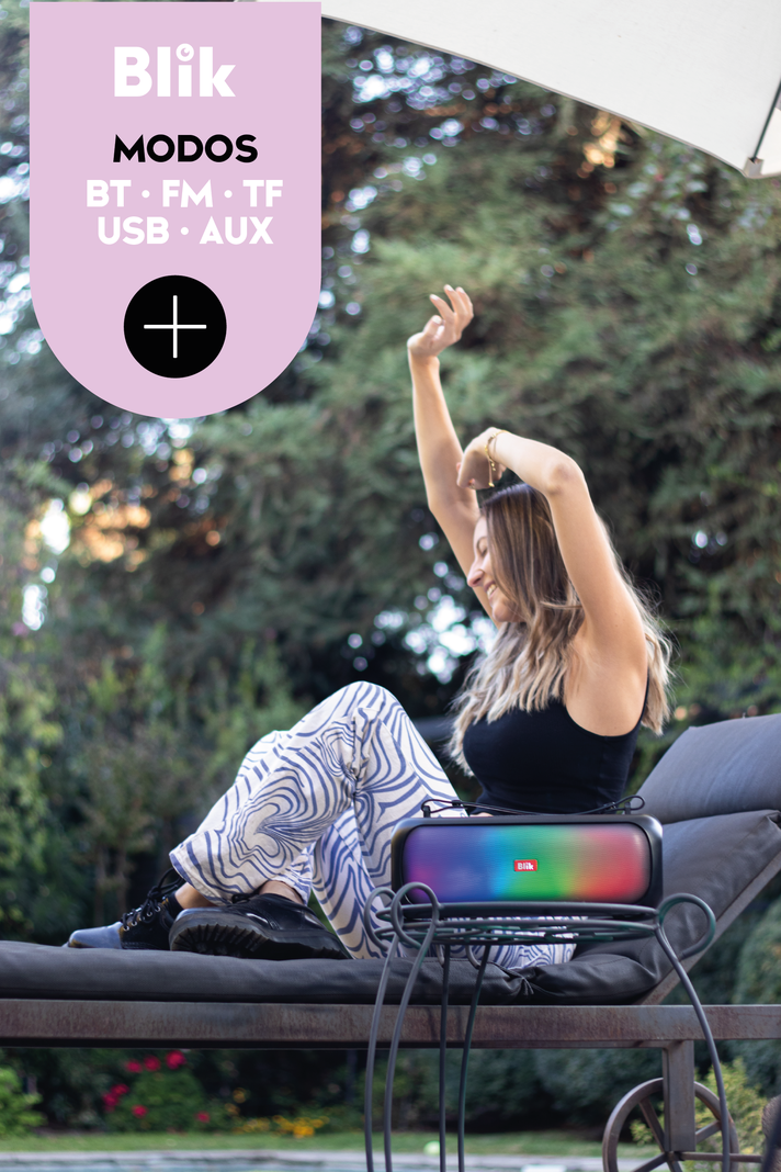 Parlante Bluetooth Portátil Blik Partyboost-3