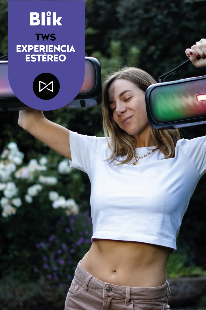 Parlante Bluetooth Portátil Blik Partyboost-6