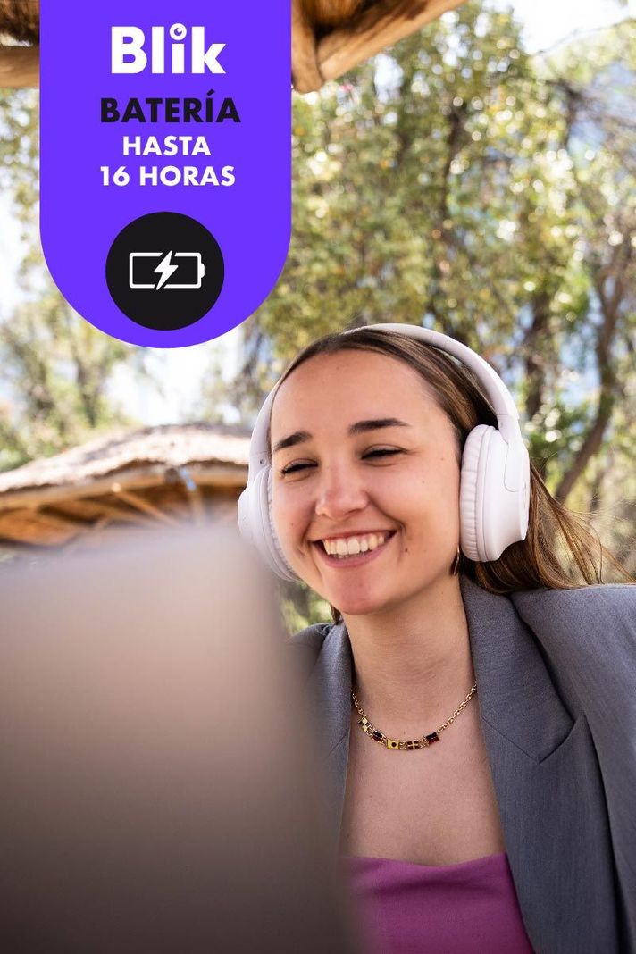 Audífonos Bluetooth Blik Soul250 16 hrs Blanco-3