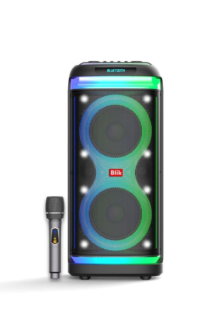 Parlante Bluetooth Karaoke Blik Lightmax8-0