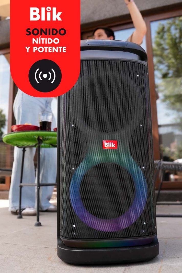 Parlante Bluetooth Karaoke Blik Lightmax8-3