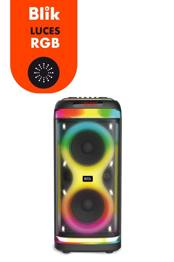 Parlante Bluetooth Karaoke Blik Lightmax8-7