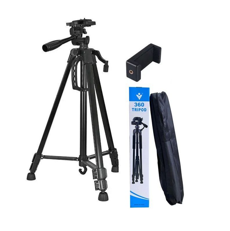 Trípode Profesional Para Cámara, Celular Video 360-0