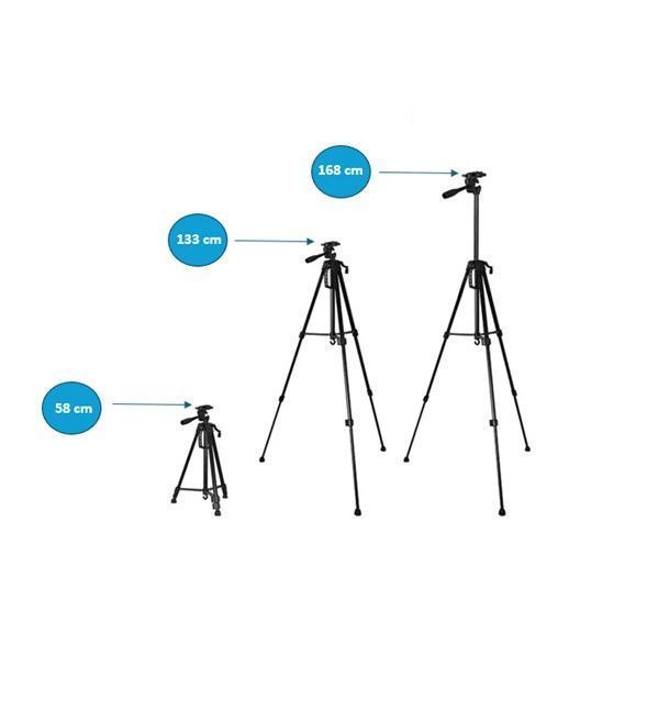 Trípode Profesional Para Cámara, Celular Video 360-2