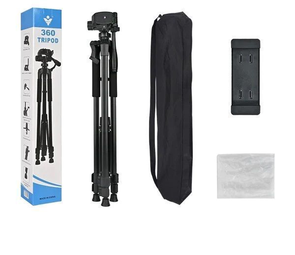 Trípode Profesional Para Cámara, Celular Video 360-3