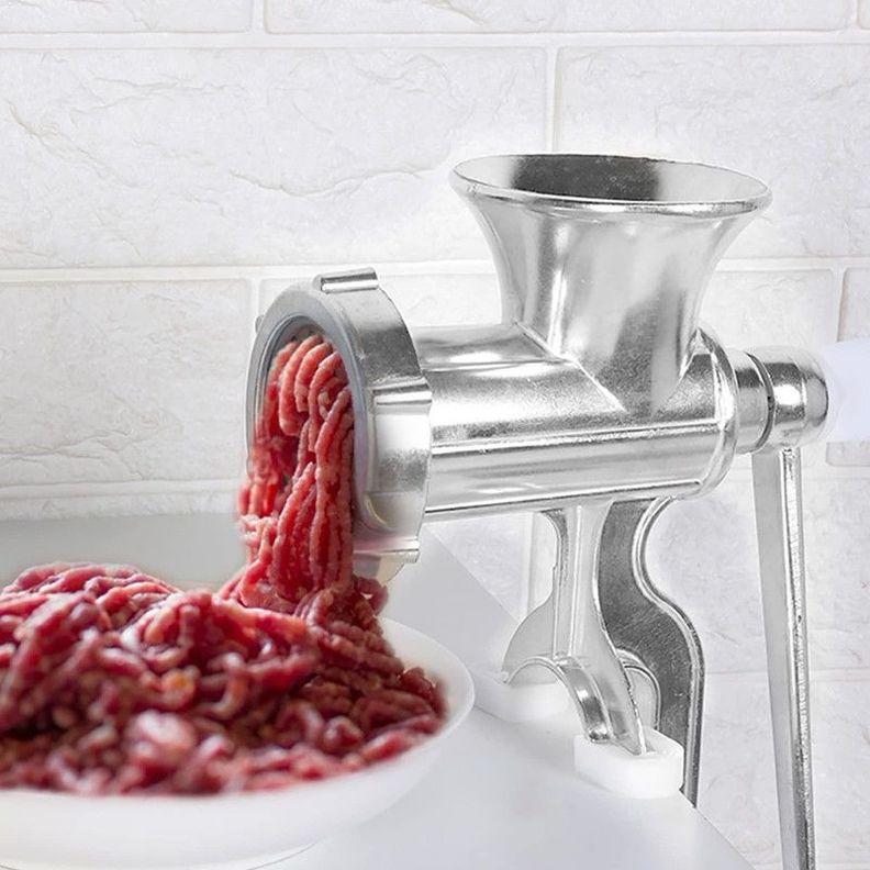 Moledor Manual Domestico Acero Inoxidable Mango Rotativo Lau-3