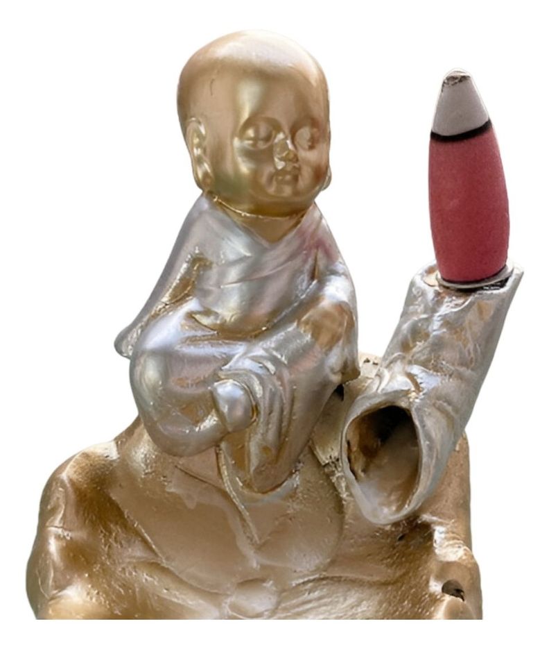 Porta Incienso Quemador Diseño Buda Resina Decorativo Jhn-1