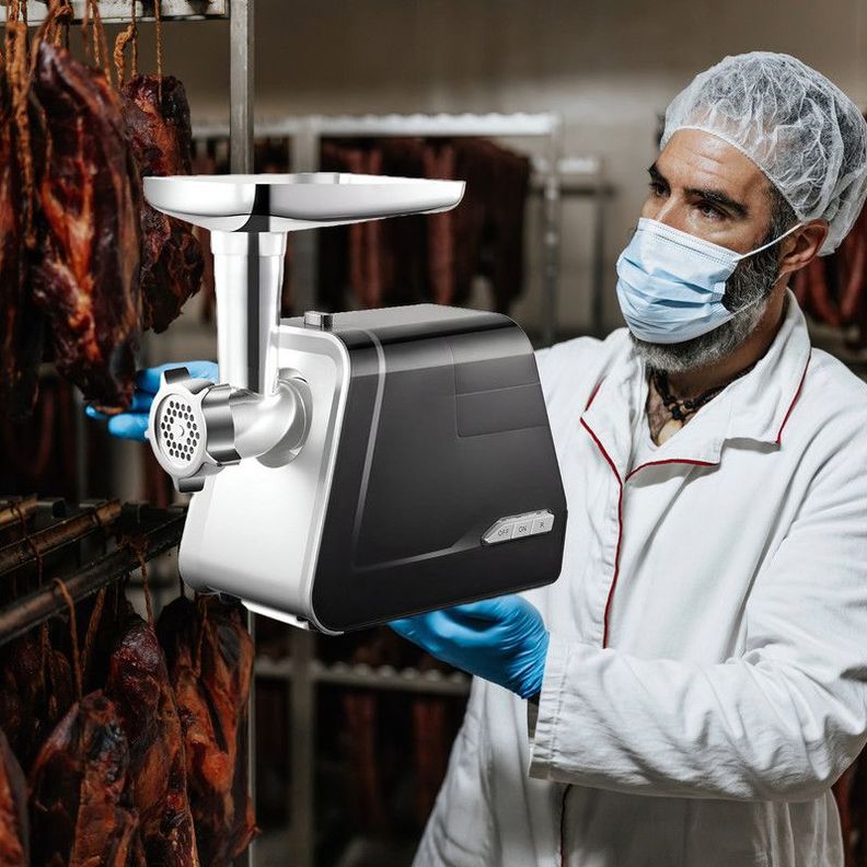 Moledora Picadora  Multifuncional Carnes Acero Inoxidable Lau-7