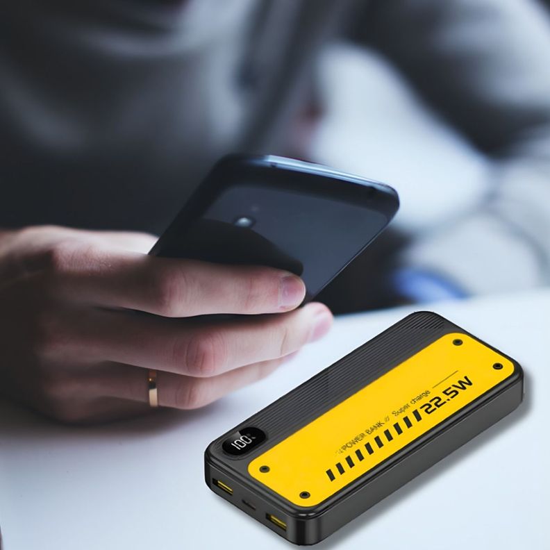 Cargador Inalámbrico Power Bank 12000mAh 22.5W Portátil-3