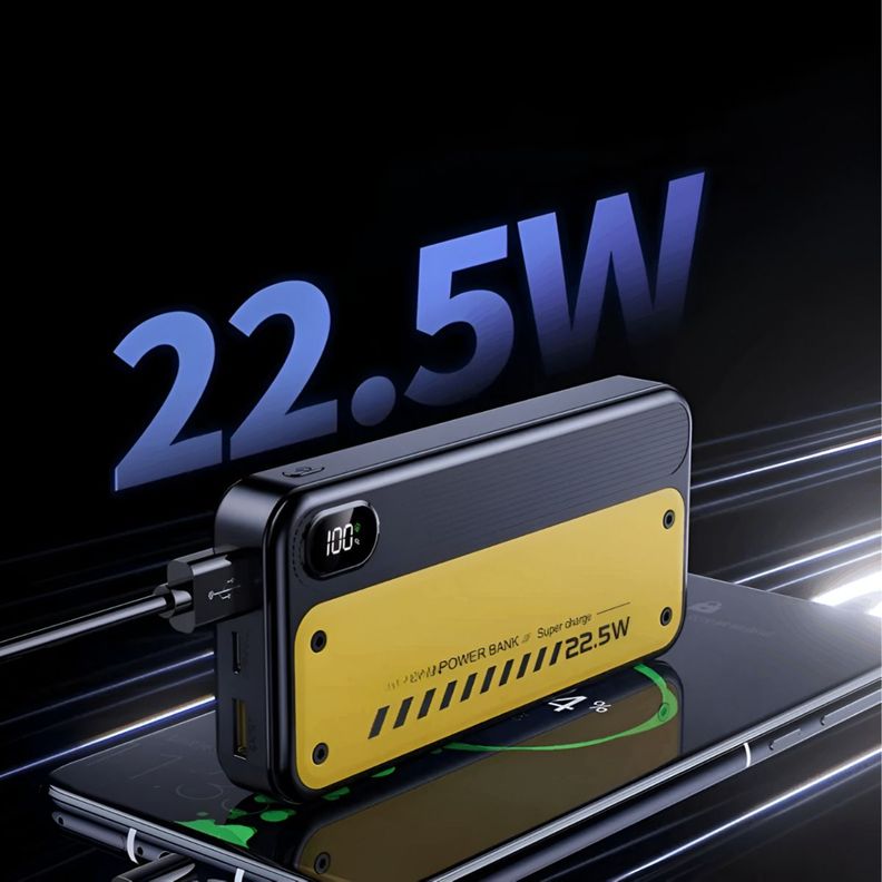 Cargador Inalámbrico Power Bank 12000mAh 22.5W Portátil-4