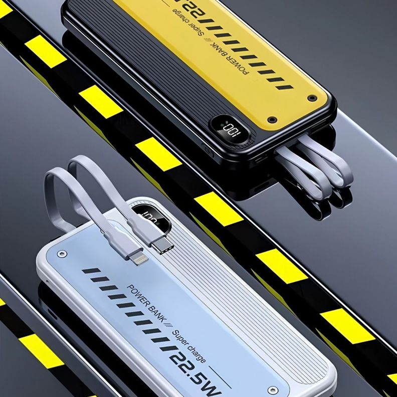 Cargador Inalámbrico Power Bank 12000mAh 22.5W Portátil-7