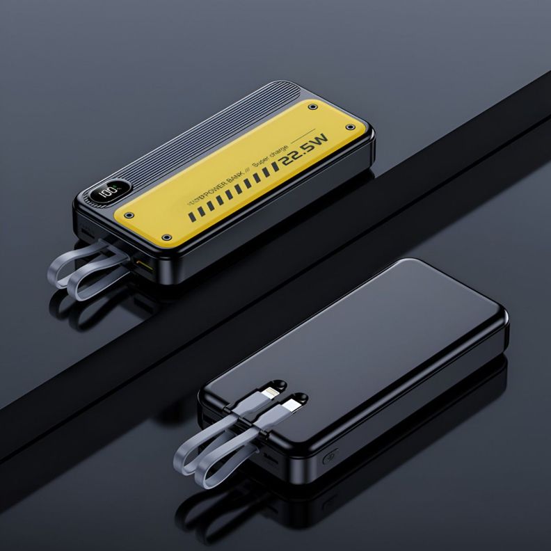 Cargador Inalámbrico Power Bank 12000mAh 22.5W Portátil-8